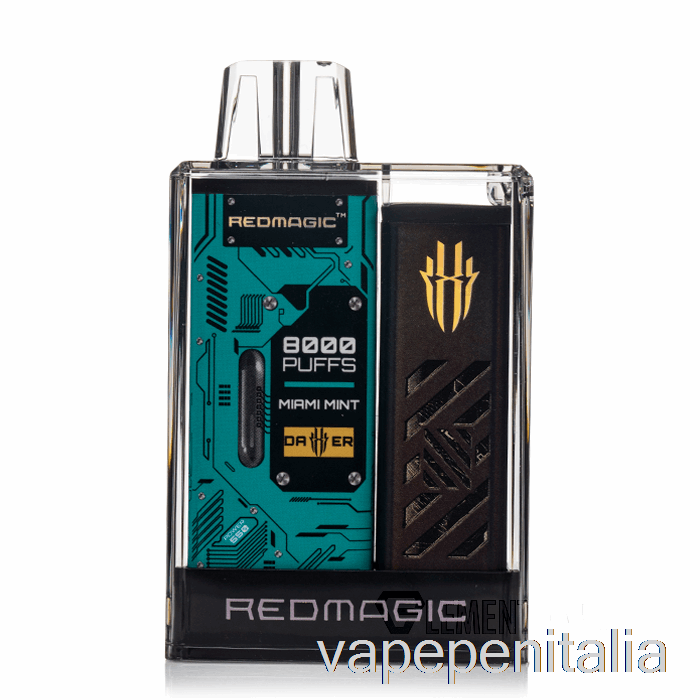 Penna Vape Redmagic Dagger 8000 Usa E Getta Miami Menta